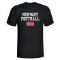 Norway Football T-Shirt - Black