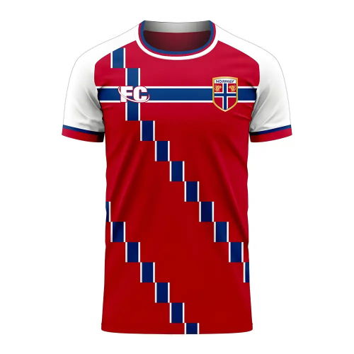 Norway 2020-2021 Home Concept Football Kit (Fans Culture)  Norway 2020-2021 Home Concept Football Kit (Fans Culture)