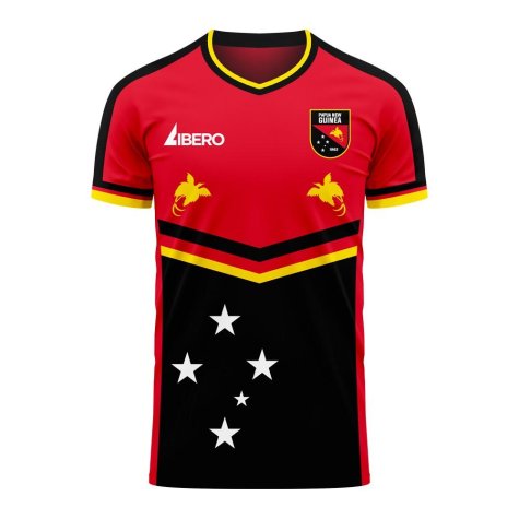 Papua New Guinea 2020-2021 Home Concept Football Kit (Libero) - Baby