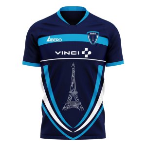 Paris FC 2023-2024 Home Concept Football Kit (Libero)