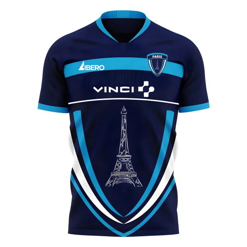 Paris FC 2024-2025 Home Concept Football Kit (Libero)