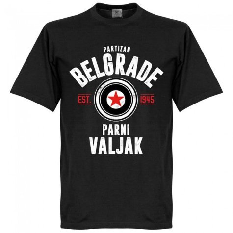 Partizan Belgrade Established T-Shirt - Back