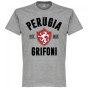 Perugia Established T-shirt - Grey Marl
