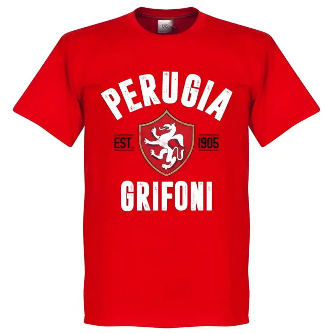 Perugia Established T-shirt - Red