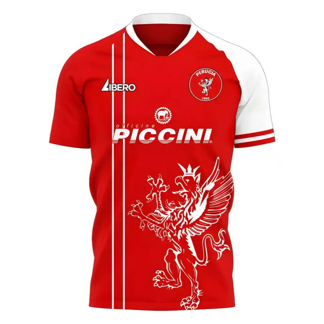 Perugia 2025-2026 Home Concept Football Kit (Libero)