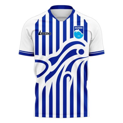 Pescara 2023-2024 Home Concept Football Kit (Libero) - Kids (Long Sleeve)