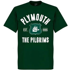 Plymouth Established T-Shirt - Bottle Green