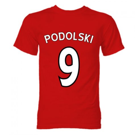 Lukas Podolski Arsenal Hero T-Shirt (Red)