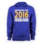 Leicester City 2016 Premier League Champions Hoody (Blue) - Kids