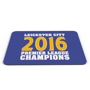 Leicester City 2016 Premier League Champions Mouse Mat (Blue)