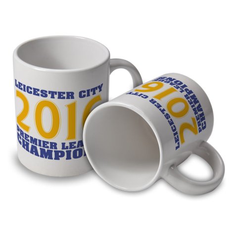 Leicester City 2016 Premier League Champions Mug (White)
