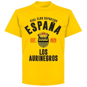 Real Club Deportivo Espana Established T-shirt - Yellow