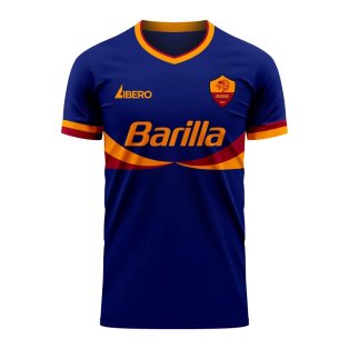 Roma 2022-2023 Third Concept Football Kit (Libero) - Kids