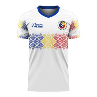 Romania 2023-2024 Away Concept Football Kit (Libero) - Kids