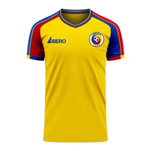 Romania 2023-2024 Home Concept Football Kit (Libero) - Baby
