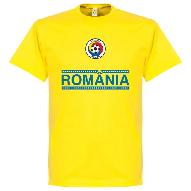 Romania Team T-Shirt - Yellow
