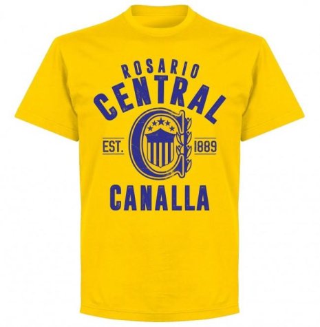 Rosario Central Established T-Shirt - Yellow