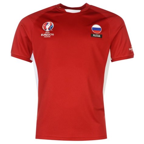 Russia UEFA Euro 2016 Poly Training Tee (Red)