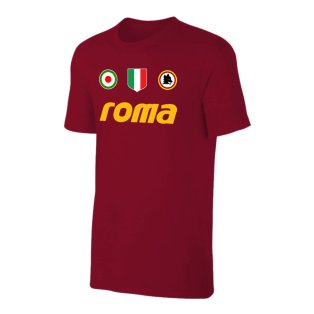 Roma \'Vintage 81/82\' t-shirt - Crimson