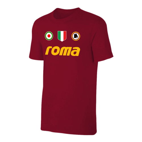Roma \'Vintage 81/82\' t-shirt - Crimson