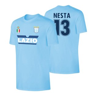 Lazio \'Vintage 99/00\' t-shirt NESTA - Light blue