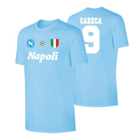 Napoli \'Vintage 86/87\' t-shirt CARECA - Light blue