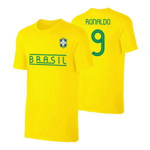 Brasil CA2019 \'Qualifiers\' t-shirt RONALDO - Yellow