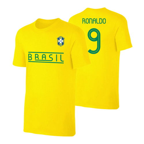 Brasil CA2019 \'Qualifiers\' t-shirt RONALDO - Yellow
