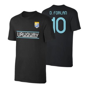 Uruguay CA2019 \'Qualifiers\' t-shirt FORLAN - Black