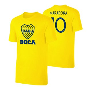 Boca Juniors \'Emblem19\' t-shirt MARADONA - Yellow