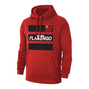 Flamengo retro footer with hood - Red