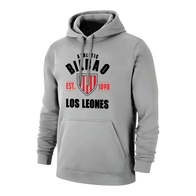 Athletic Bilbao \'Est.1898\' footer with hood - Grey