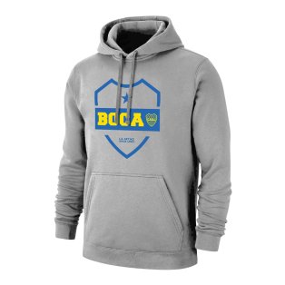 Boca Juniors \"La Mitad Mas Uno 19\" footer with hood - Grey