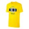 Boca Juniors \'Shirt 19\' t-shirt ROMAN - Yellow