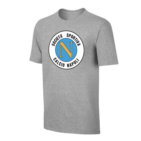 Napoli \'Retro Logo\' t-shirt - Grey