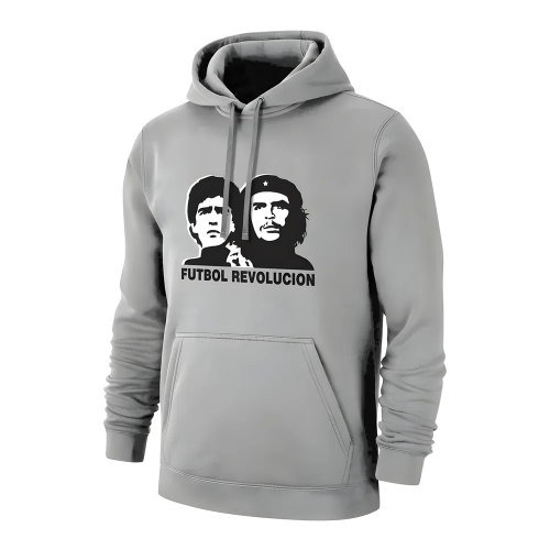 Futbol Revolution \"Maradona / Che Guevara\" footer with hood - Grey