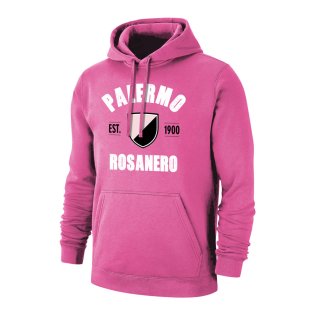 Palermo \'Est.1900\' retro footer with hood - Pink
