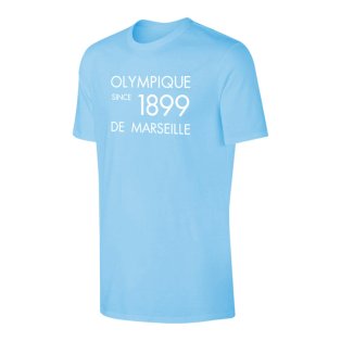Marseille \'Since 1899\' t-shirt - Light blue