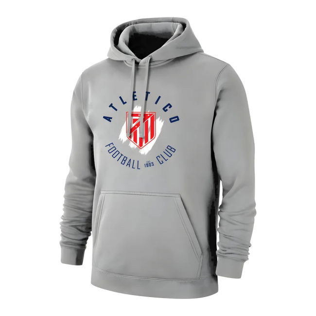 Atletico Madrid \'Circle\' footer with hood - Grey