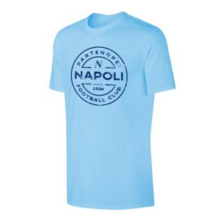 Napoli \'Stamp\' t-shirt - Light blue