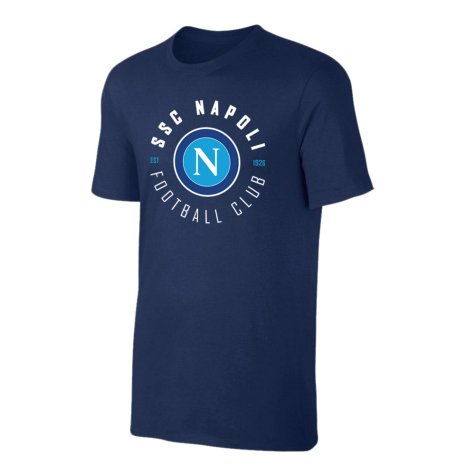 Napoli \'Circle\' t-shirt - Dark Blue