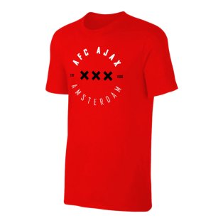 Ajax \'Circle\' t-shirt - Red