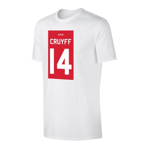 Ajax \'ΤΕΑΜ Shirt\' t-shirt CRUIJFF - White