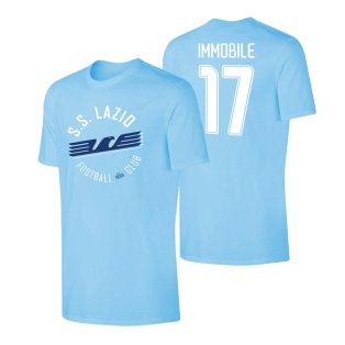 Lazio \'Circle\' t-shirt IMMOBILE - Light blue