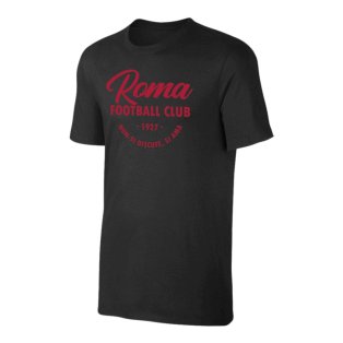 Roma \'Script\' t-shirt - Black