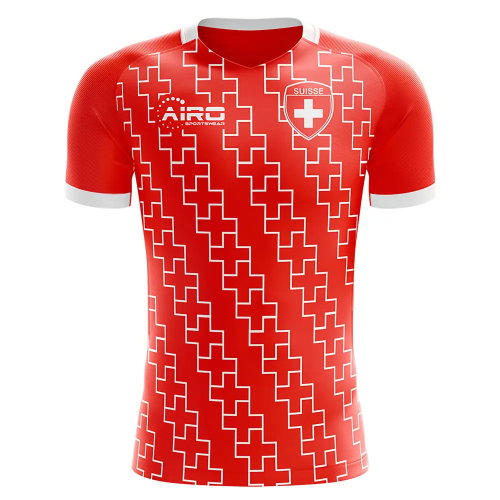 Switzerland 2024-2025 Home Concept Football Kit (Airo)