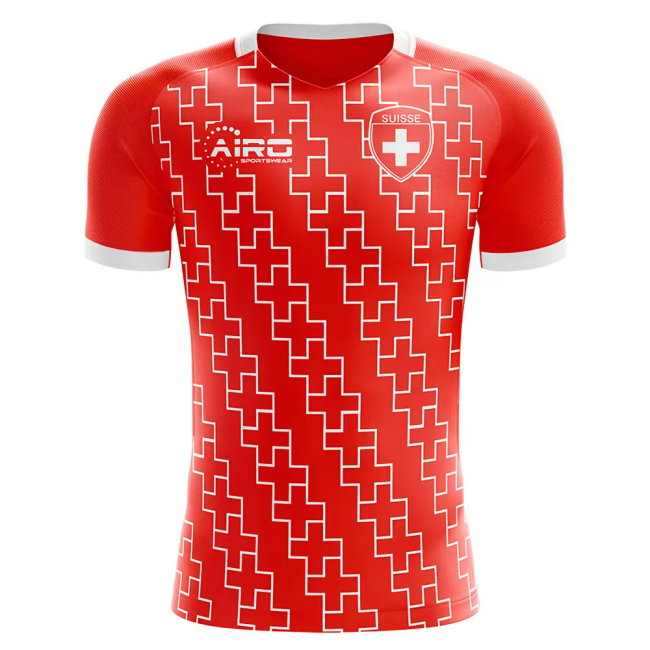 Switzerland 2024-2025 Home Concept Football Kit (Airo)