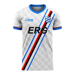 Sampdoria 2022-2023 Away Concept Football Kit (Airo) - Womens