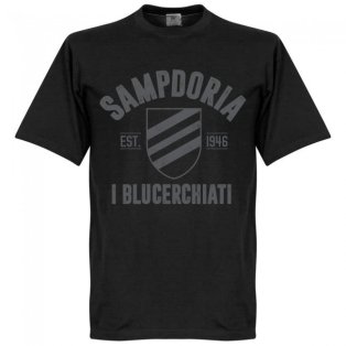 Sampdoria Established T-Shirt - Black