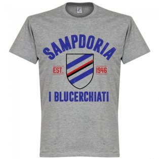Sampdoria Established T-Shirt - Grey